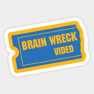 Brain Wreck Video Sticker